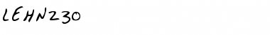 Download LEHN230 Regular Font Title Preview