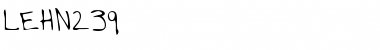 Download LEHN239 Regular Font Title Preview