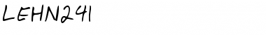Download LEHN241 Regular Font Title Preview
