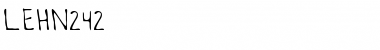 Download LEHN242 Regular Font Title Preview