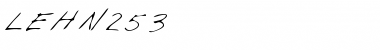 Download LEHN253 Regular Font Title Preview