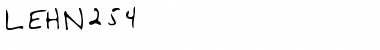 Download LEHN254 Regular Font Title Preview