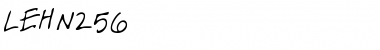 Download LEHN256 Regular Font Title Preview