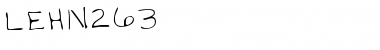 Download LEHN263 Regular Font Title Preview