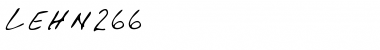 Download LEHN266 Regular Font Title Preview