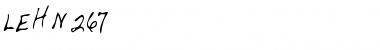 Download LEHN267 Regular Font Title Preview