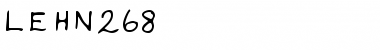 Download LEHN268 Regular Font Title Preview