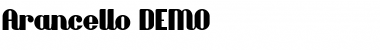 Download Arancello DEMO Regular Font Title Preview