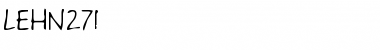 Download LEHN271 Regular Font Title Preview