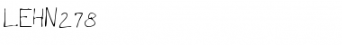 Download LEHN278 Regular Font Title Preview