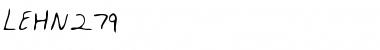 Download LEHN279 Regular Font Title Preview