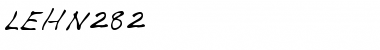 Download LEHN282 Regular Font Title Preview