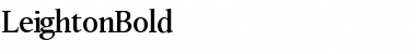 Download LeightonBold Roman Font Title Preview