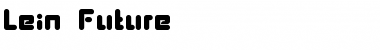 Download Lein Future Regular Font Title Preview