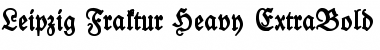 Download Leipzig Fraktur Bold Regular Font Title Preview