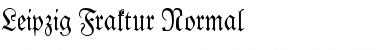 Download Leipzig Fraktur Normal Font Title Preview