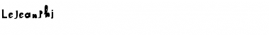 Download LeJeanPhi Medium Font Title Preview