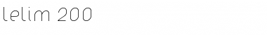 Download lelim 200 Font Title Preview