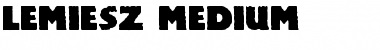 Download Lemiesz Medium Font Title Preview