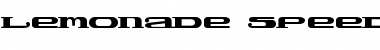 Download Lemonade Speedster Font Title Preview