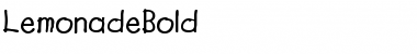 Download LemonadeBold Regular Font Title Preview