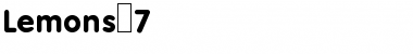 Download Lemons 7 Bold Font Title Preview