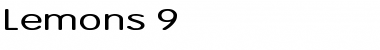 Download Lemons 9 Regular Font Title Preview