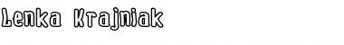 Download Lenka Krajniak Regular Font Title Preview