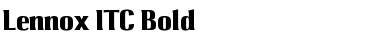 Download Lennox ITC Bold Font Title Preview