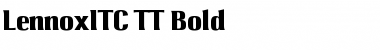 Download LennoxITC TT Bold Font Title Preview
