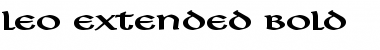 Download Leo Extended Bold Font Title Preview