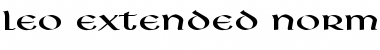 Download Leo Extended Normal Font Title Preview