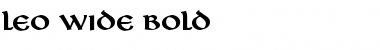 Download Leo Wide Bold Font Title Preview
