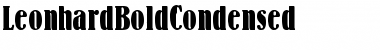 Download LeonhardBoldCondensed Regular Font Title Preview