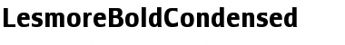 Download LesmoreBoldCondensed Roman Font Title Preview