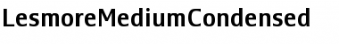 Download LesmoreMediumCondensed Roman Font Title Preview