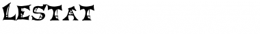 Download Lestat Regular Font Title Preview