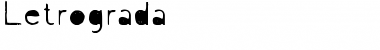Download Letrograda Regular Font Title Preview