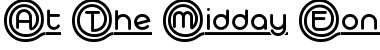 Download At The Midday Underline Demo Regular Font Title Preview