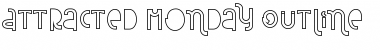Download Attracted Monday Outline Regular Font Title Preview