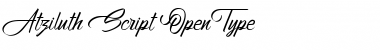 Download Atziluth Script Font Title Preview