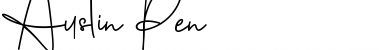 Download Austin Pen Regular Font Title Preview