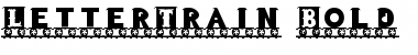 Download LetterTrain Bold Font Title Preview