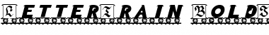 Download LetterTrain BoldItalic Font Title Preview