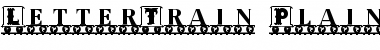 Download LetterTrain Plain Font Title Preview