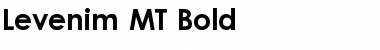 Download Levenim MT Bold Font Title Preview