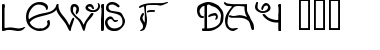 Download Lewis F. Day 191 Regular Font Title Preview