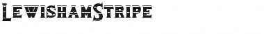 Download LewishamStripe Bold Font Title Preview