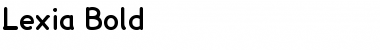 Download Lexia Bold Font Title Preview