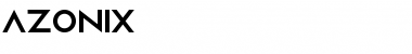 Download Azonix Regular Font Title Preview